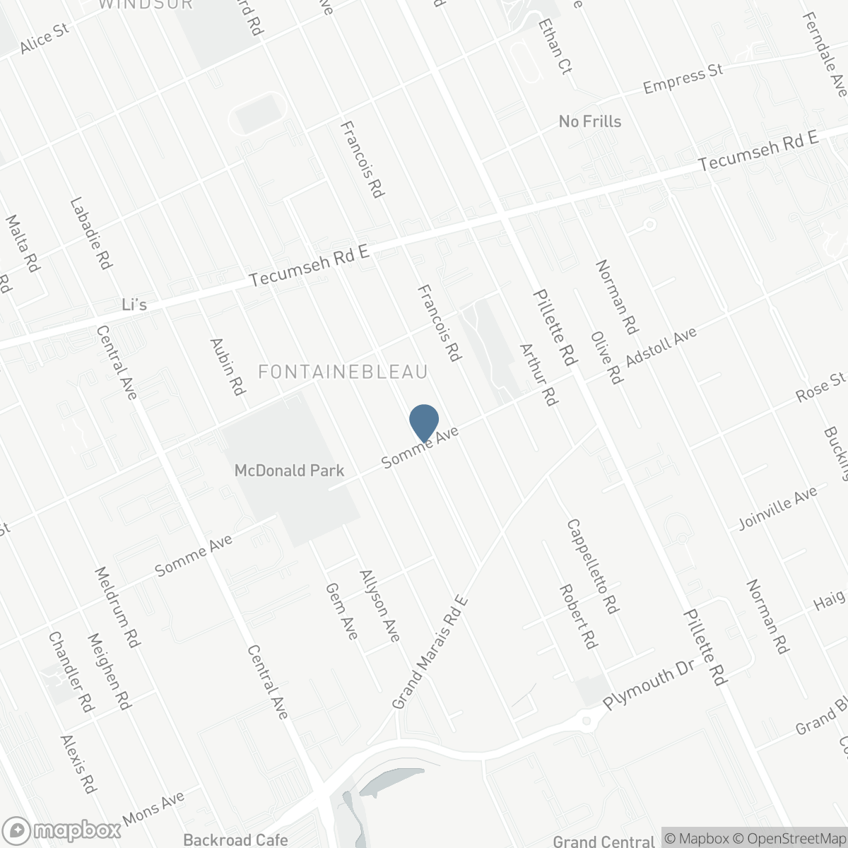 2482 ROSSINI, Windsor, Ontario N8W 4R1